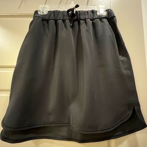 Lululemon Black On the Fly Skirt